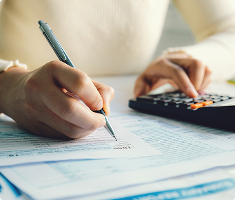Financial form filling and submission