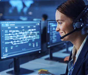 Successful Business support team
