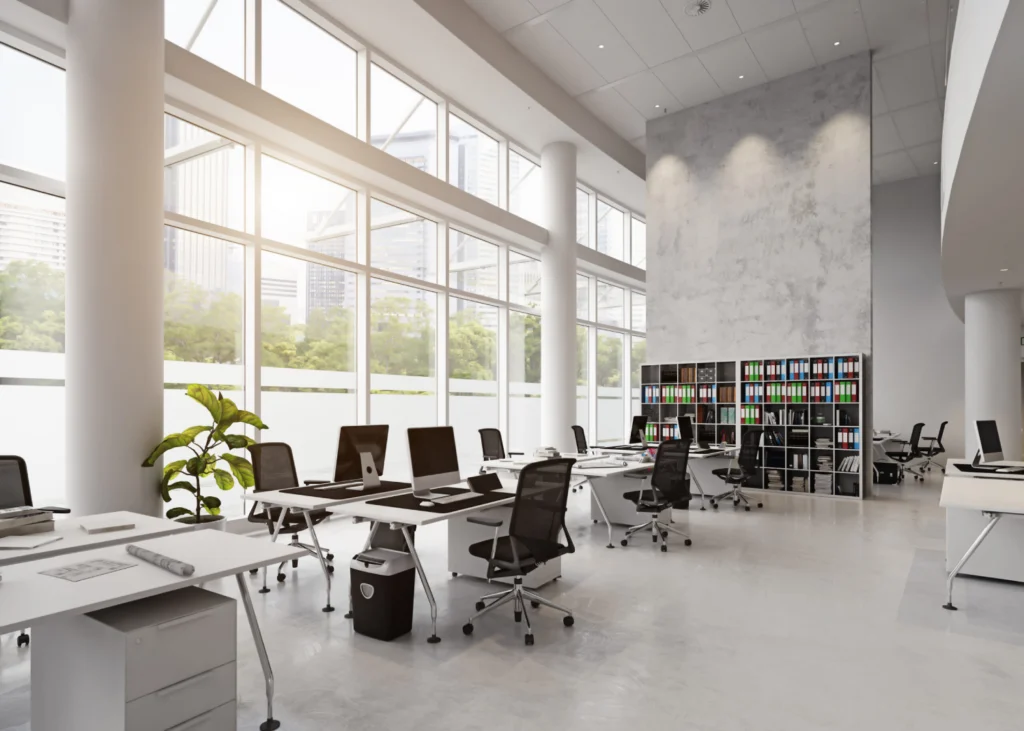 Internal view of the Office environment